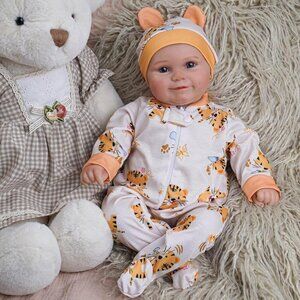 ✨Babeside Realistic Newborn Poseable Soft Vinyl Realistic 20 Inch Baby Dolls